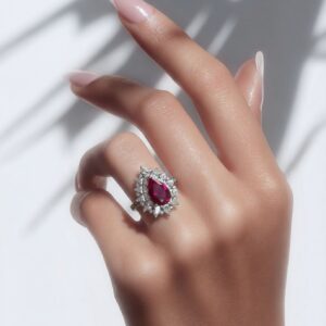 خاتم روبي حجر الانوثة والثقة
