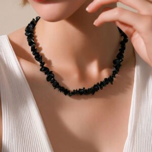 سنسال تورمالين اسود حجر الحماية من الطاقة السلبية