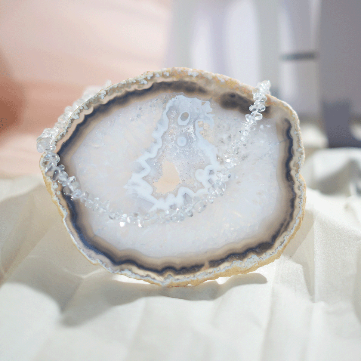 سنسال كوارتز شفاف حجر الشفاء و الاتصال الروحي - Image 2