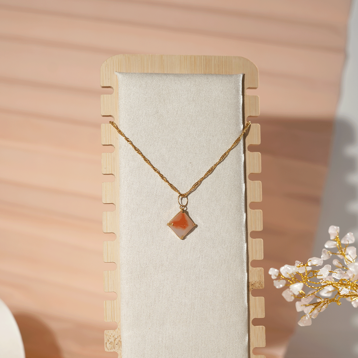 سنسال عقيق حماية من الطاقة السلبية وطاقة شجاعة - Image 2