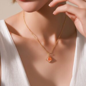 سنسال عقيق حماية من الطاقة السلبية وطاقة شجاعة