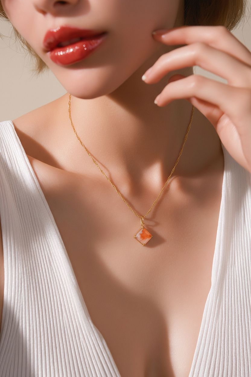 سنسال عقيق حماية من الطاقة السلبية وطاقة شجاعة